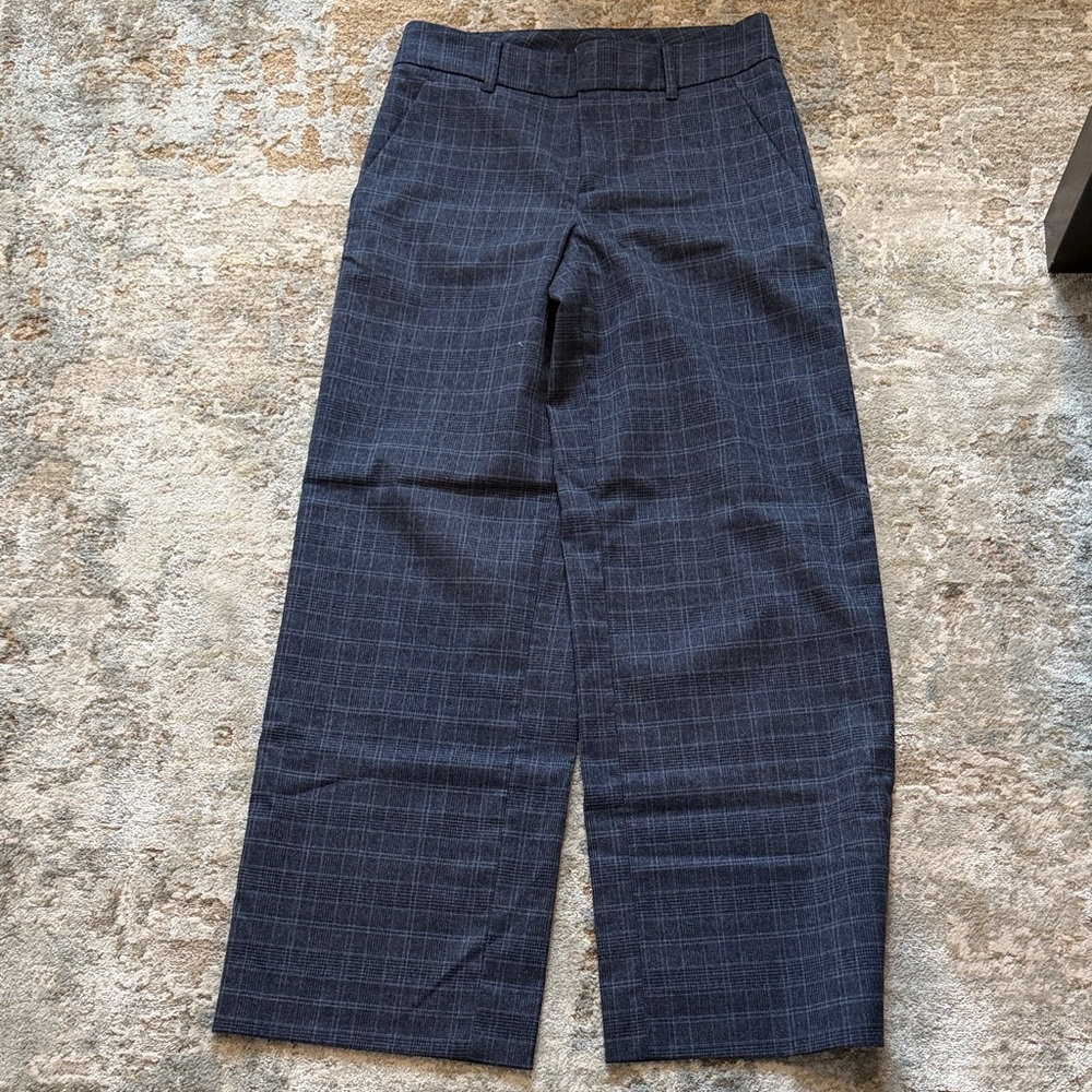 Banana Republic Women’s Dark Blue Wide-Leg Pants